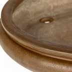 Maceta Bonsái Ovalada Sin Esmaltar  44,5 cm - Izumi-ya Tokoname