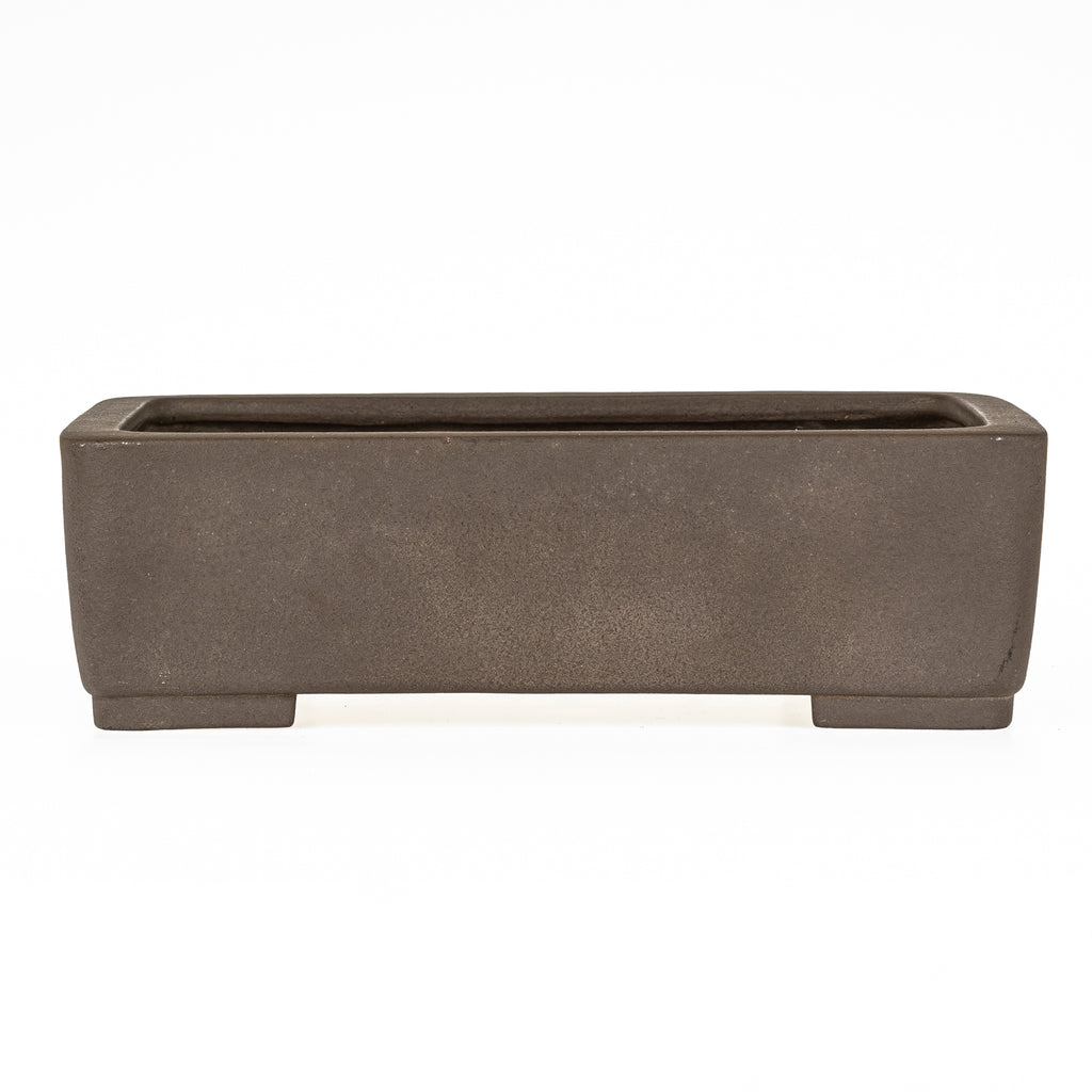 Maceta Bonsái Rectangular Sin Esmaltar 48,5 cm - Yamaaki Tokoname