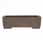 Maceta Bonsái Rectangular Sin Esmaltar 48,5 cm - Yamaaki Tokoname