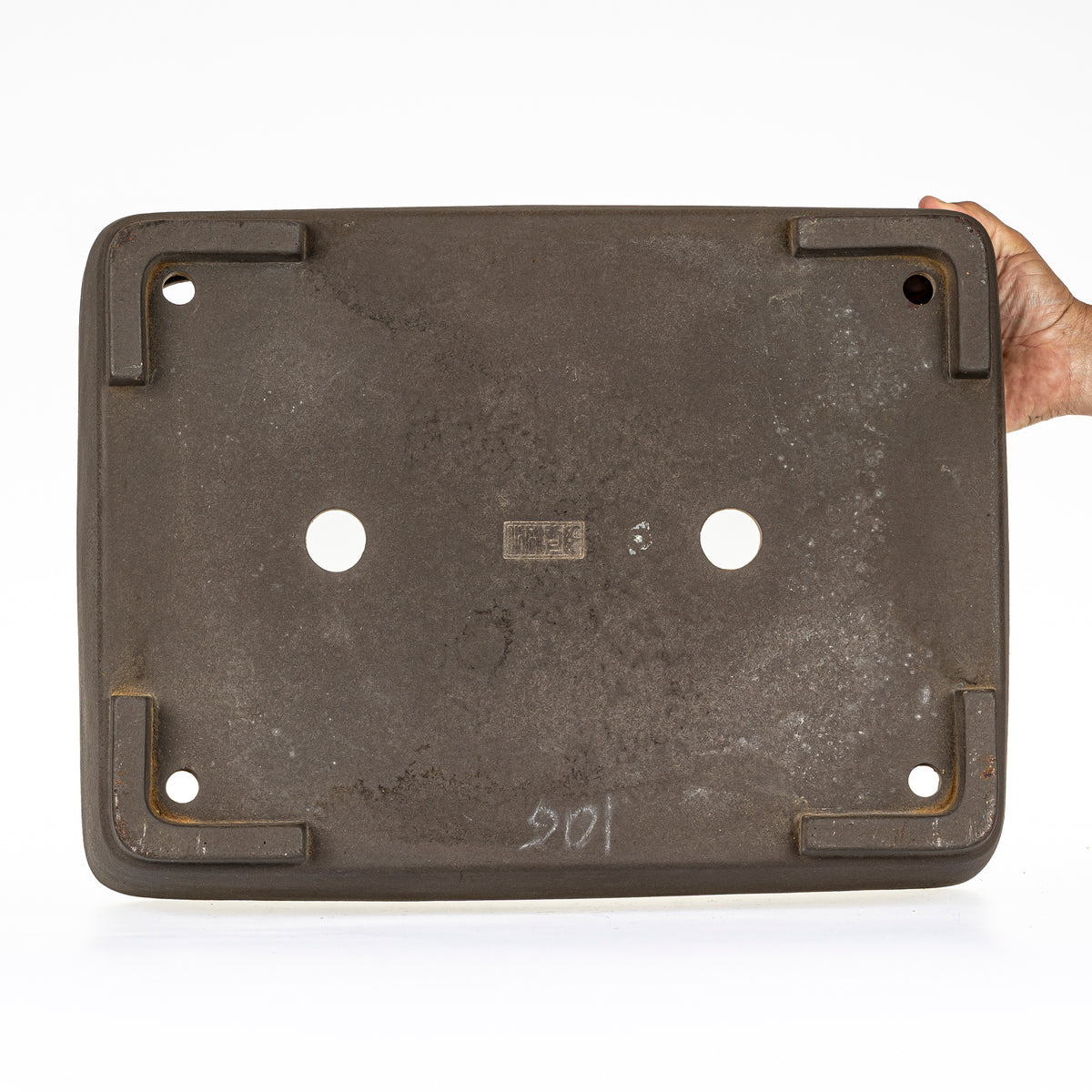 Maceta Bonsái Rectangular Sin Esmaltar 48,5 cm - Yamaaki Tokoname