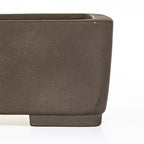 Maceta Bonsái Rectangular Sin Esmaltar 48,5 cm - Yamaaki Tokoname
