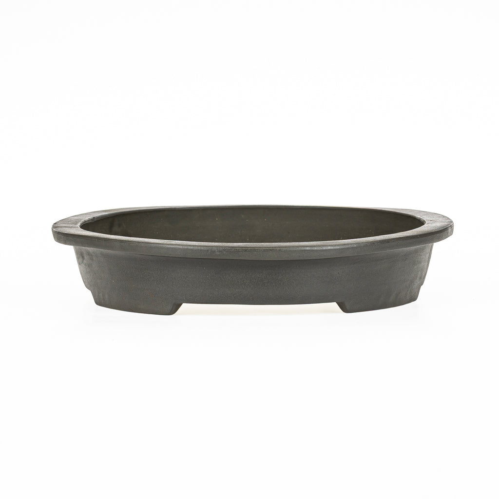 Maceta Bonsái Ovalada Sin Esmaltar 46 cm - Suishouen Hekisui (Tokoname)