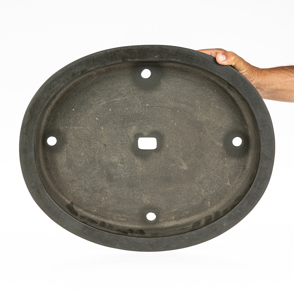 Maceta Bonsái Ovalada Sin Esmaltar 46 cm - Suishouen Hekisui (Tokoname)