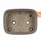 Maceta Bonsái Rectangular Sin Esmaltar 38 cm - Yamaaki Tokoname