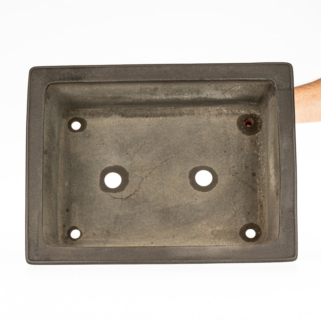 Maceta Bonsái Rectangular Sin Esmaltar 46,5 cm - Yamaaki Tokoname