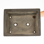Maceta Bonsái Rectangular Sin Esmaltar 46,5 cm - Yamaaki Tokoname