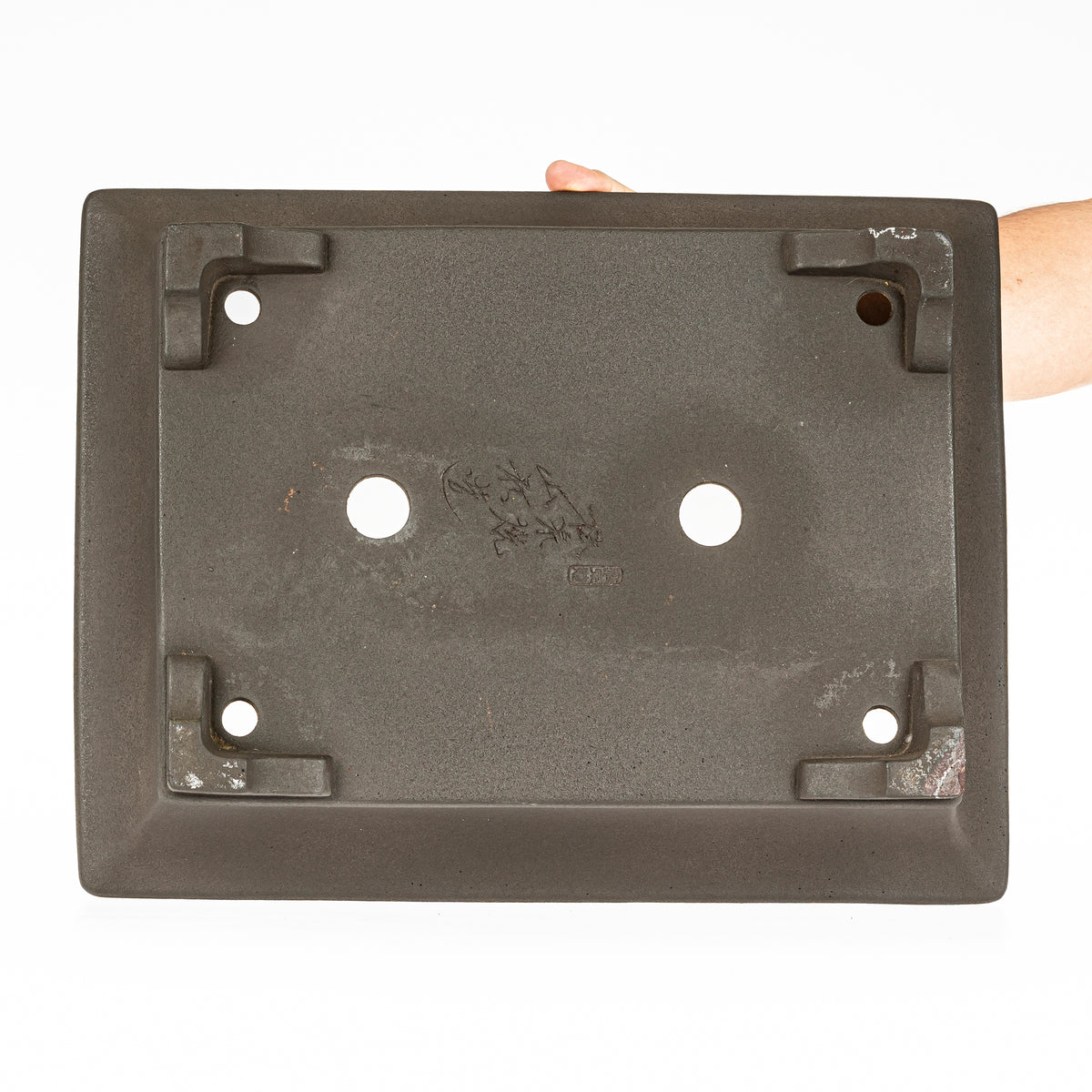 Maceta Bonsái Rectangular Sin Esmaltar 46,5 cm - Yamaaki Tokoname
