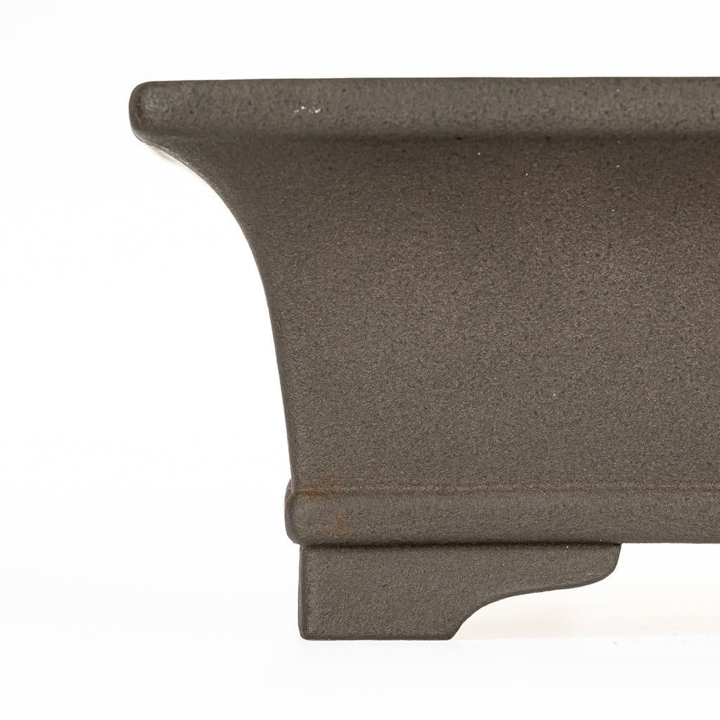 Maceta Bonsái Rectangular Sin Esmaltar 46,5 cm - Yamaaki Tokoname