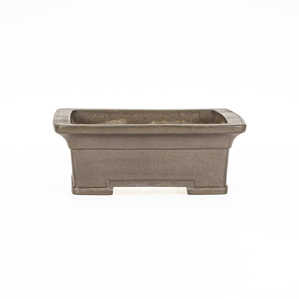 Maceta Bonsái Rectangular Sin Esmaltar 40,5 cm - Keizan Tokoname