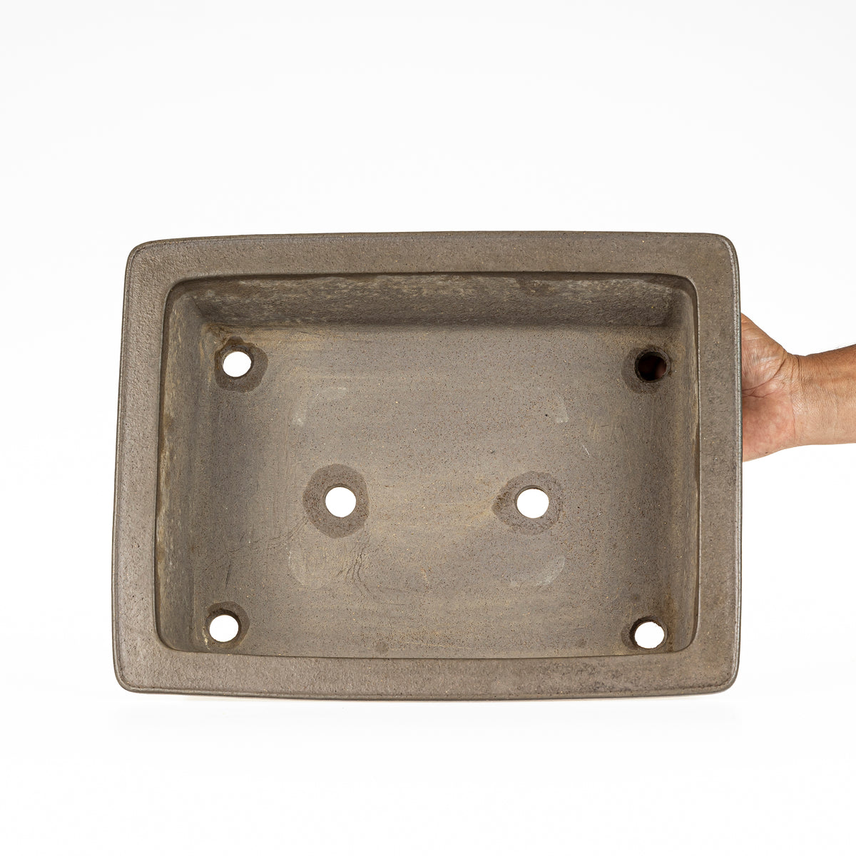 Maceta Bonsái Rectangular Sin Esmaltar 40,5 cm - Keizan Tokoname