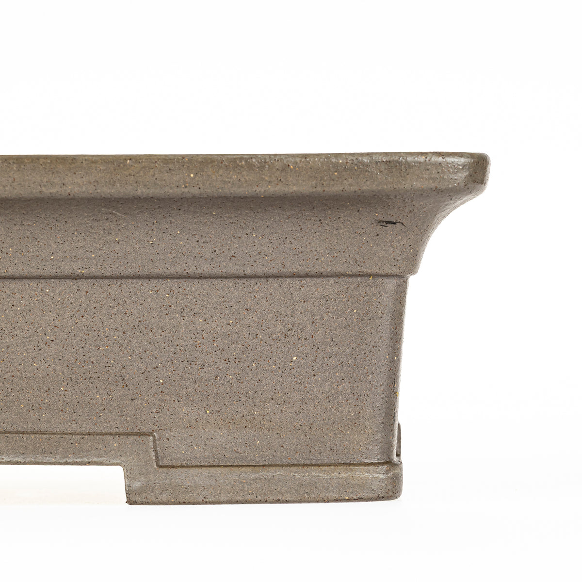 Maceta Bonsái Rectangular Sin Esmaltar 40,5 cm - Keizan Tokoname