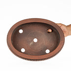 Maceta Bonsái Ovalada Sin Esmaltar 34 cm - Izumi-ya Tokoname