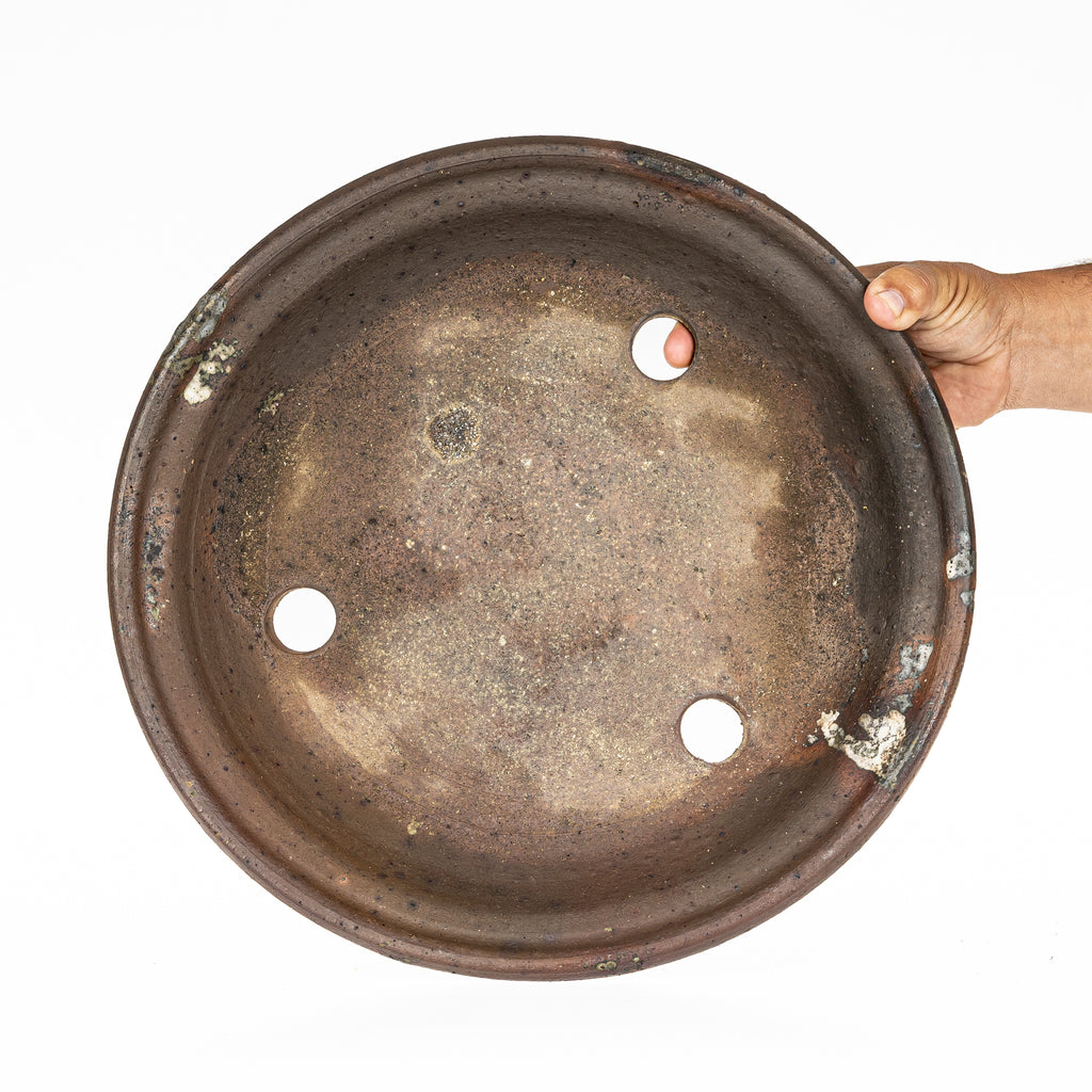 Maceta Bonsái Redonda Sin Esmaltar 37,5 cm - Wabachi Japón