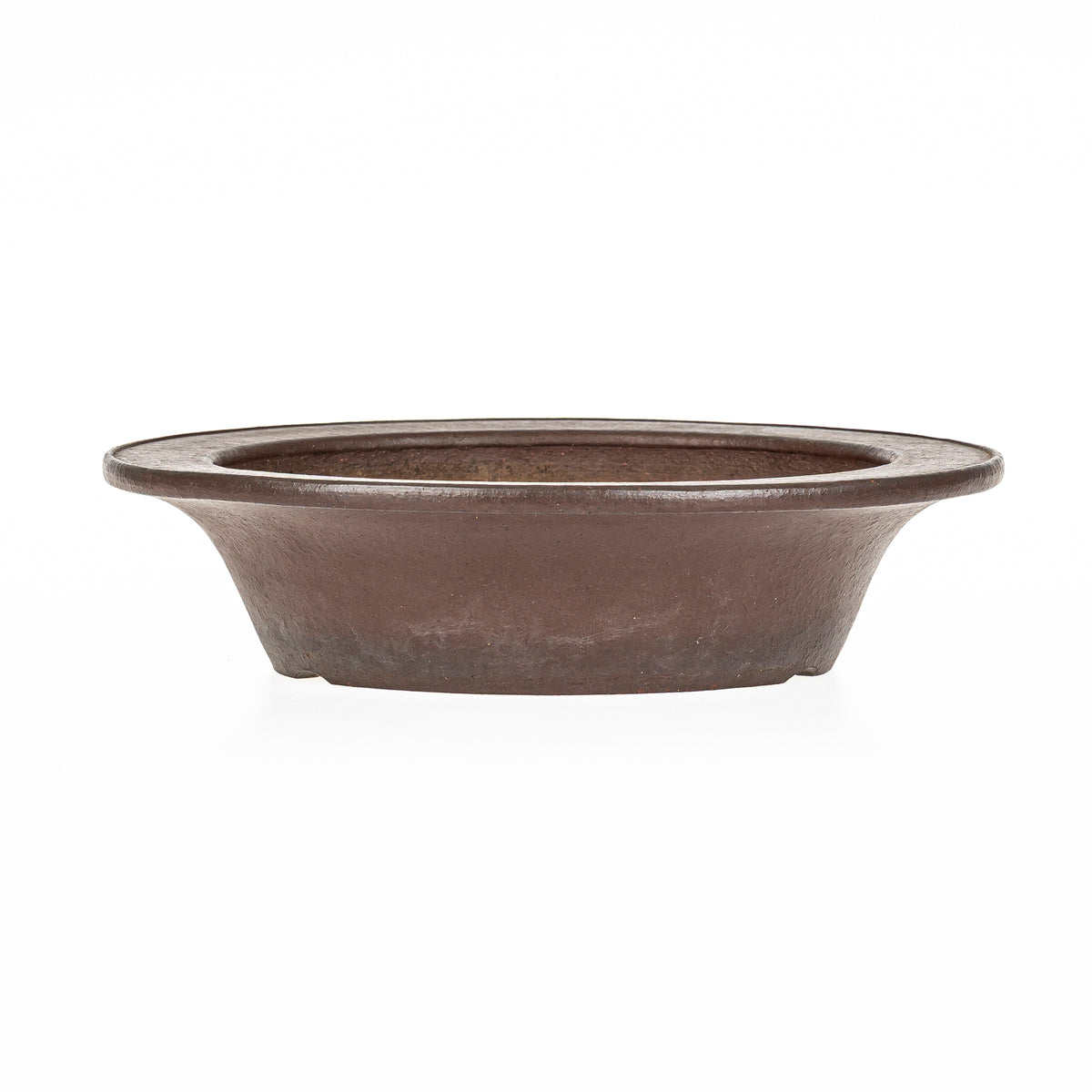 Maceta Bonsái Redonda Sin Esmaltar 31 cm - Yamaaki Tokoname