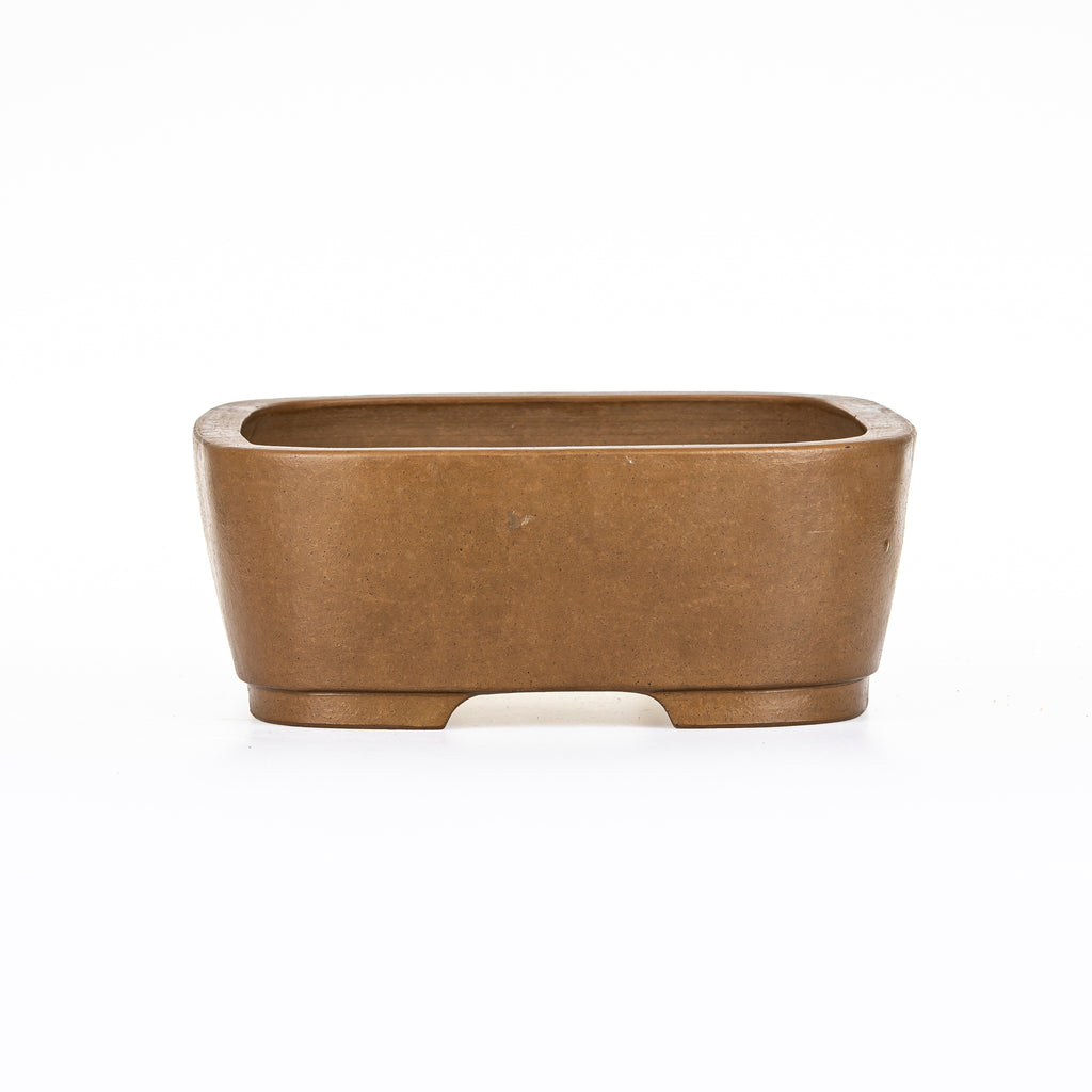 Maceta Bonsái Rectangular Sin Esmaltar 40,5 cm - Izumi-ya Tokoname