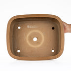 Maceta Bonsái Rectangular Sin Esmaltar 40,5 cm - Izumi-ya Tokoname