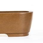 Maceta Bonsái Rectangular Sin Esmaltar 40,5 cm - Izumi-ya Tokoname
