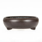 Pot à bonsaï rond non émaillé 39 cm - Akira Shouzan Tokoname (MD88)