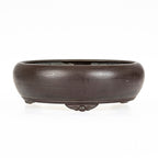 Pot à bonsaï rond non émaillé 39 cm - Akira Shouzan Tokoname (MD88)