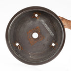 Pot à bonsaï rond non émaillé 39 cm - Akira Shouzan Tokoname (MD88)