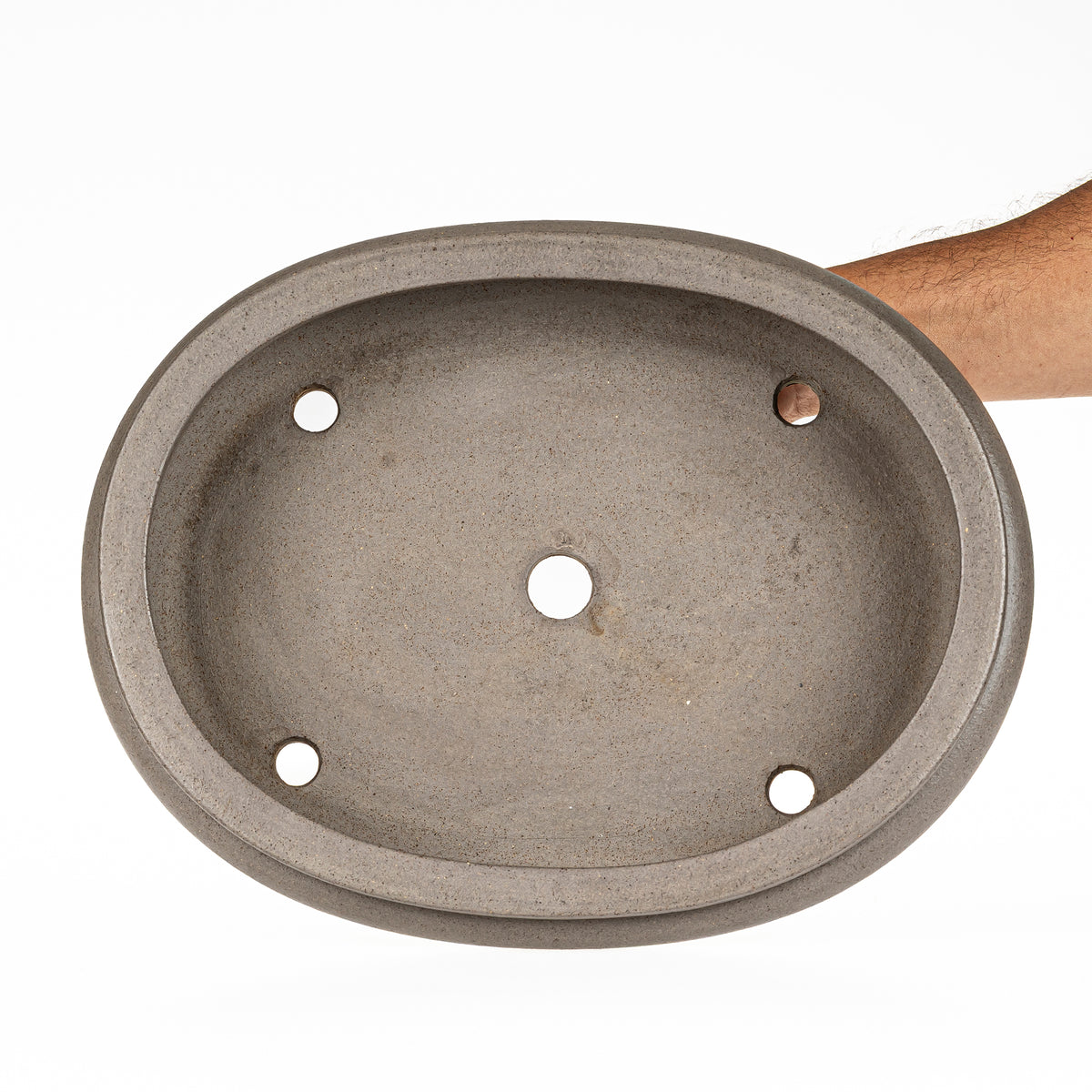 Maceta Bonsái Ovalada Sin Esmaltar 39 cm - Keizan Tokoname